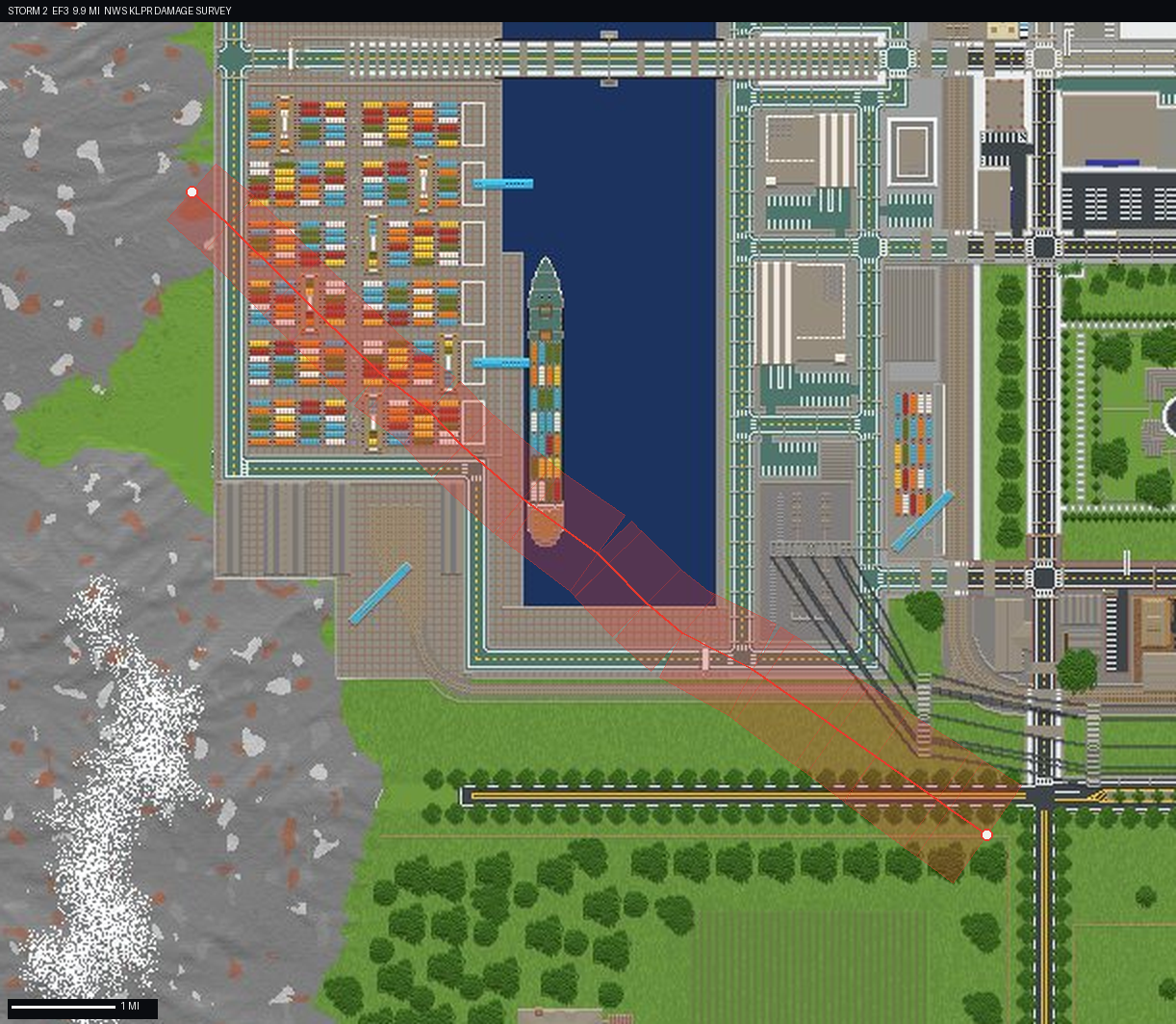 damage track map